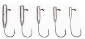 X Zone LMAB X Zone Tube Jig 90 Degree Eye 4/0 4st. 21 gr Grey / Black