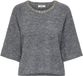 JDY Jacqueline de Yong Trui Jdyalva Life 3/4 Embellish Pull Knt 15368681 Dark Grey Melan/w. Gold Em Dames Maat - XXL