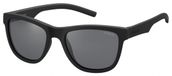 Polaroid Zonnebril 8018/s Yyv/y2 Junior Wayfarer Zwart/grijs