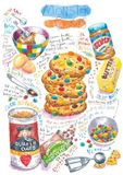 Magnolia Puzzle Monster Cookies - 1000 pièces