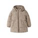 NAME IT MINI winterjas met print - beige