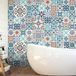 Ambiance Tiles Azulejos Antibes 60 naklejek ściennych 10x10 cm