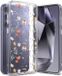 Ringke Fusion Design | Hoesje Geschikt voor Samsung Galaxy S24 | Back Cover met Antikrascoating | Militaire Standaard | Dry Flowers