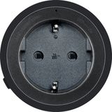 Schwaiger MSPS0230, Type F, Recht, 250 V, 50 Hz, 16 A, Zwart