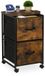 Merkloos Ladeblok met wieltjes - 2 lades - 68x40x40 cm - voor hangmappen