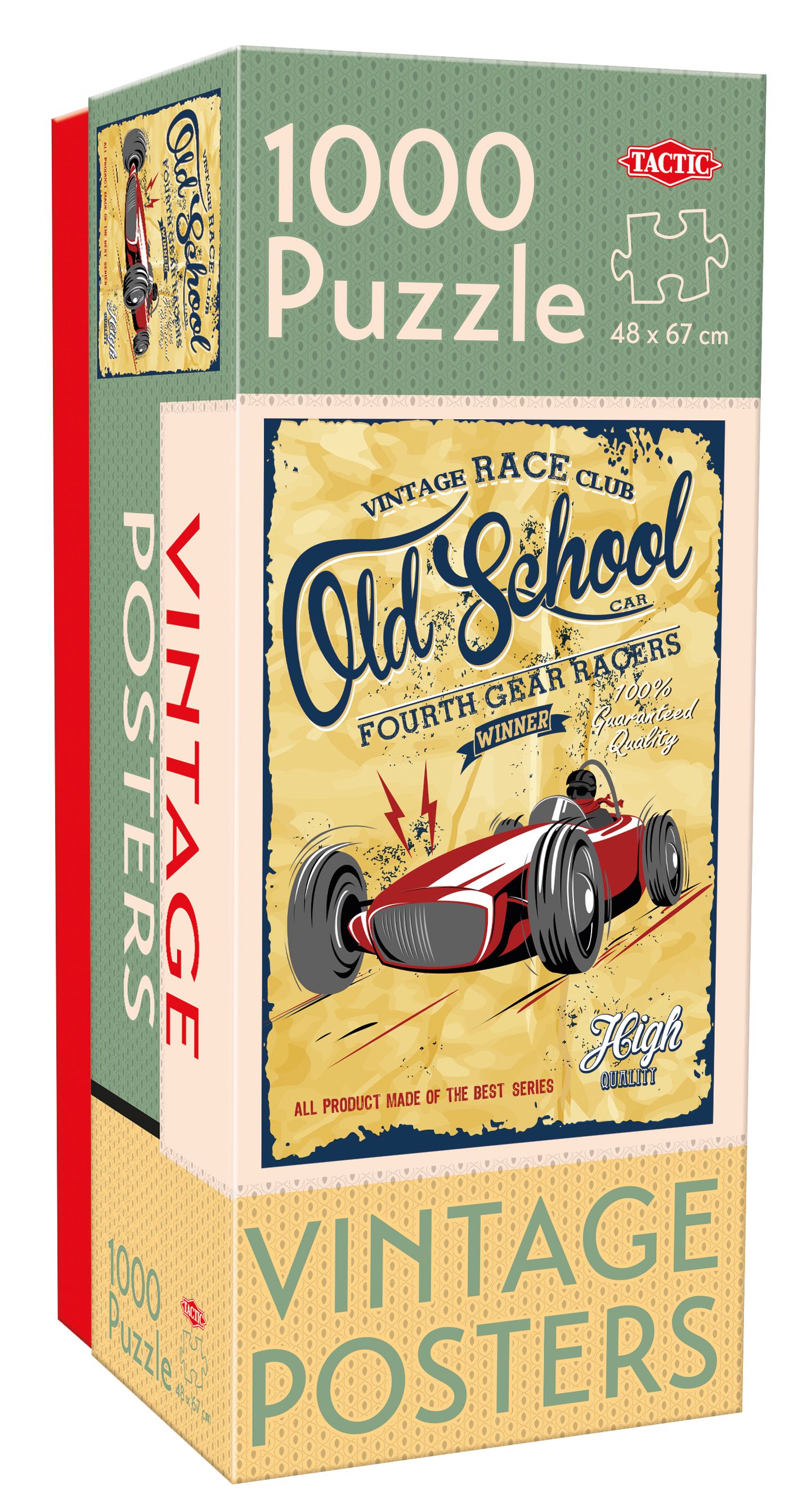 Tactic Vintage: Old School Gear Racers - 1000 stukjes