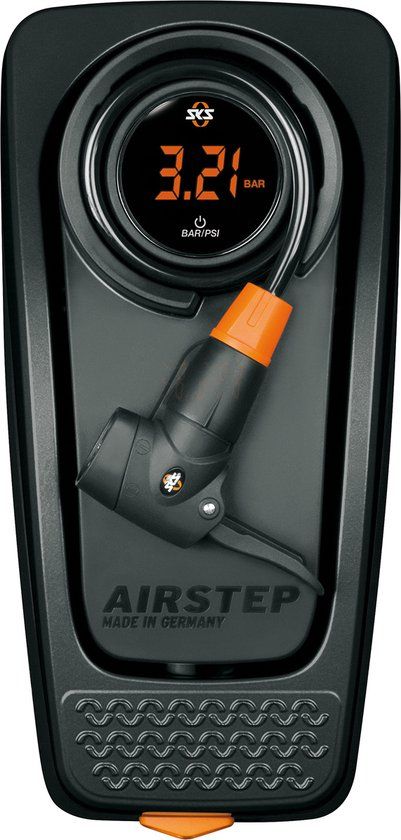 SKS Airstep Digi Voetpomp - Zwart - 7 Bar - Aluminium