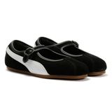 PUMA Tacklette sneakers voor Dames, Zwart/Wit, Maat 38