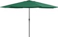 vidaXL Parasol met metalen paal 390 cm groen