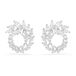 Swarovski Mesmera Creolen, Marquise-Slijpsel, Wit, Rodium Verguld