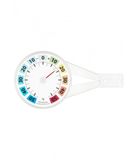 TFA Dostmann analoge raamthermometer, 14.6019, transparant met schaal in kleur