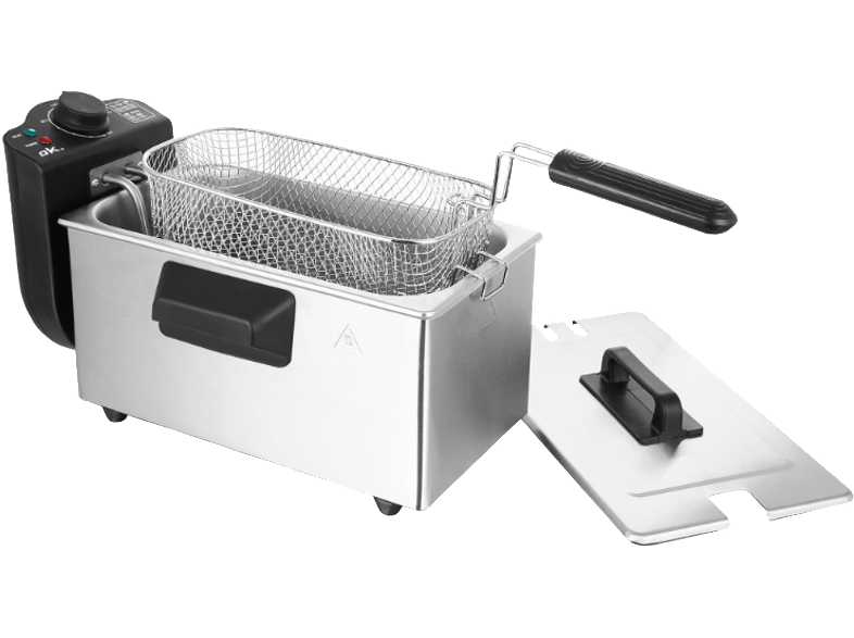 ok. OK ODF 4211 - Frituurpan - 3 liter - 2000 watt - Aluminium