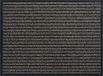 ID mat 608010 gramat tapijt voetmat vezel polypropyleen/PVC bruin 80 x 60 x 0,8 cm