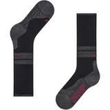 FALKE TK Energy met compressie wol functioneel materiaal wandelsokken heren zwart - maat 43-46
