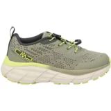 CMP Kruisschoenen voor kinderen Rahmsy - Unisex - Sneakers - Textiel - Sage/Mela - Maat 40 - Harde zool - Veters - Herfst/Winter 2026