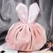 Ibenzoa® Sac de rangement spacieux avec oreilles de lapin et fermeture réglable - Idéal pour les voyages et l'utilisation quotidienne