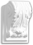 Profhome Decor Profhome Console 119137 Sierelement Corinthische stijl wit