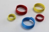 MS Spiraalringen voor Pluimvee 10MM - 100 stuks Wit