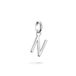 Thomas Sabo Charm Club Connect hanger letter 925 zilver gerecycled, Sterling zilver, Geen edelstenen.