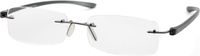 Eschenbach Leesbril Randloos Grijs +3.00