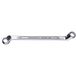 Stahlwille 41443538 20a double ring spanner, 19/32 inch x 11/16 inch opening, 255 mm length, 10 pieces