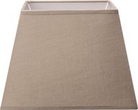 Home Sweet Home Light Depot Lampenkap Square Funghi - Grijsbruin - Katoen - B 20 cm