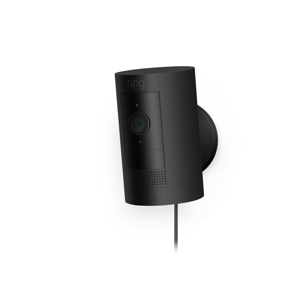 Ring Stick Up Cam Plug-in IP-beveiligingscamera Zwart