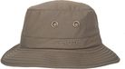 Hatland - Verkoelende UV Bucket hoed voor heren - Lykens Cooldown - Olijfgroen - maat XL (61CM)