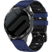 Strap-it Samsung Bracelet sport tissé Galaxy Watch - 46mm (bleu/noir)