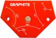 Graphite - Magnetische Hoeklas - 64 x 95 x 14 mm - Blauw