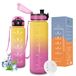 Vikaster Waterfles, drinkfles 0,5 l, drinkfles fiets, drinkfles geschikt voor koolzuurhoudende dranken, sportfles voor kinderen, fiets, school, fitness, outdoor
