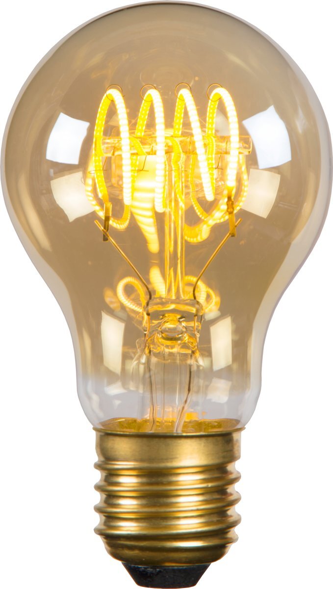 Lucide LED BULB - Filament lamp - Ã˜ 6 cm - LED Dimb. - 1x5W 2200K - Amber