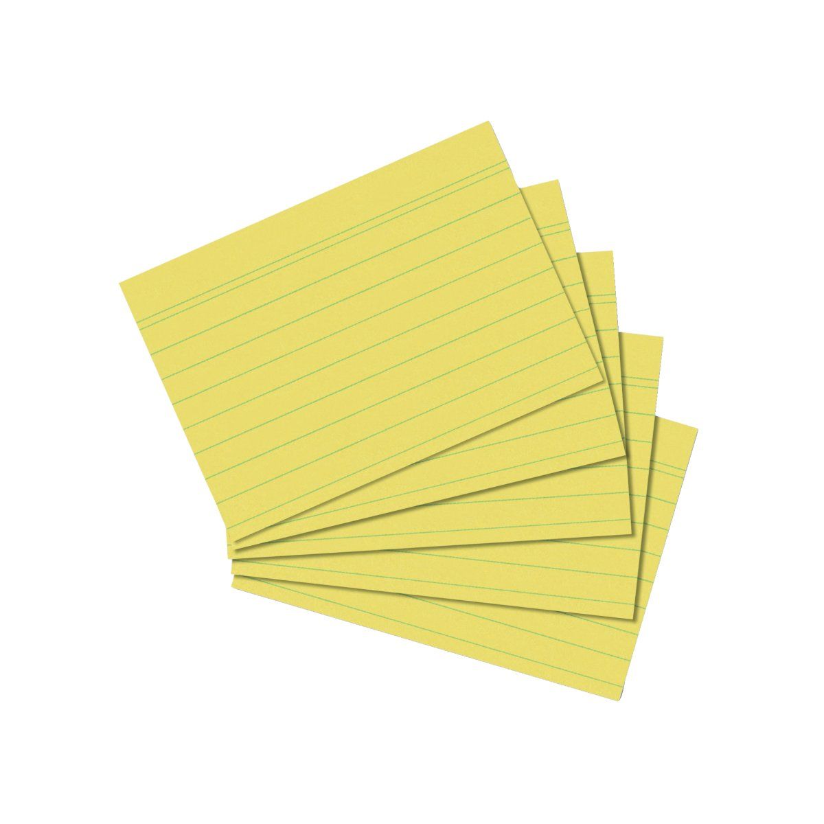 Herlitz 1150713 - Indexkaarten - geel - 1 stuk