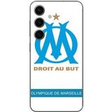 Maniacase Beschermhoes Samsung Galaxy S25 logo om olympique de marseille blanc