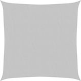 vidaXL Zonnezeil 3x3 m 100% polyester oxford lichtgrijs