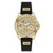 Guess GW0536L3 Dames Polshorloge - Zwart/Goudkleurig