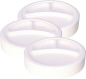 DEPA Fondue/Gourmet Bords - 150 Stuks - Wit - 26 cm