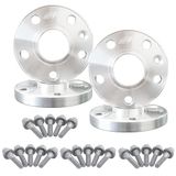 Simoni Racing Aluminium Spoorverbreder Set - 2x16mm(VA) - 2x20mm(AA) (Naaf 65,1mm) inclusief wielbouten - compatibel met Peugeot diversen