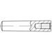 TOOLCRAFT 144714 Conische pen (Ø x l) 8 mm x 70 mm Staal 10 stuk(s)