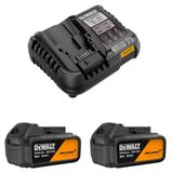 DeWALT Power Set McLaren (2 x 18V 5,0 Ah + DCB1104)