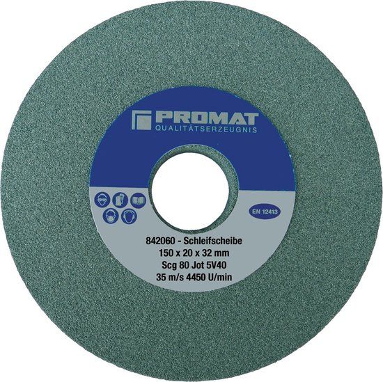 Promat Slijpsteen - 150x20x32mm - Groen - K80