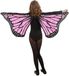 Chaks Vlinder verkleed vleugels - roze - voor kinderen - Carnavalskleding / accessoires