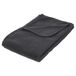 Atmosphera Plaid polaire - anthracite - 125 x 150 cm - polyester - Plaid de canapé - Plaid polaire