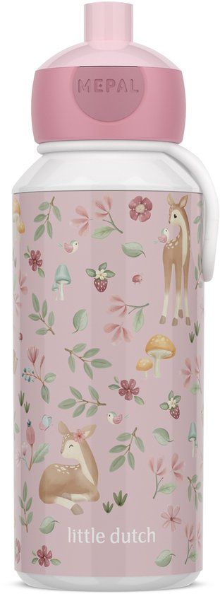 Mepal Pop-up drinkfles Campus Little Dutch - 400 ml - Fairy Garden