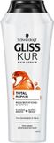 Schwarzkopf Gliss Kur Shampoo Total Repair Droog, Gestrest Haar 250ml