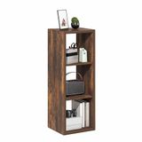 Furinno Cubicle open rug decoratieve kubus opbergorganizer, 3-kubus, Amber Pine