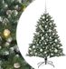 vidaXL Kunstkerstboom Groen 120 cm PVC en Plastic en Staal