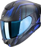 Scorpion EXO-530 Theras Matt Black Blue - Integraalhelm - Maat XL - Motorhelm - ECE 22-06 gekeurd