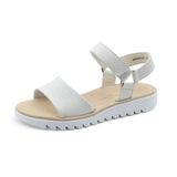 Paul Green Sandalen met riem wit