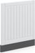 Vicco Fame-Line Frontpaneel – 60 cm, WB Antraciet Wit Landhuis